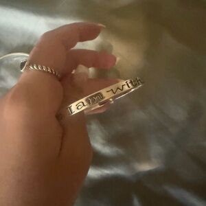 Silver James Avery Engraved Bracelet